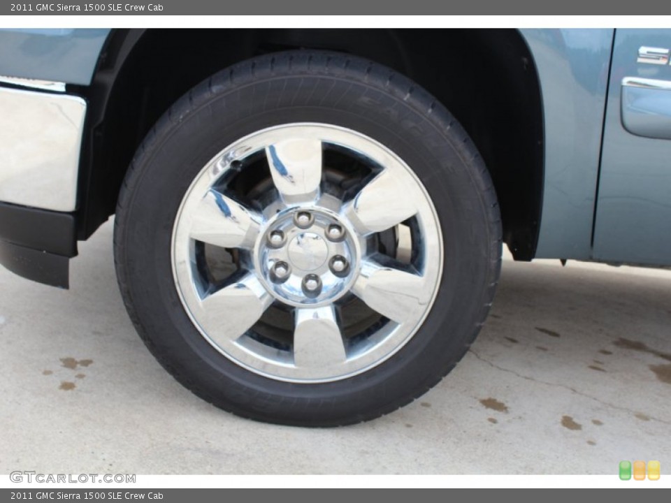 2011 GMC Sierra 1500 SLE Crew Cab Wheel and Tire Photo #77079587