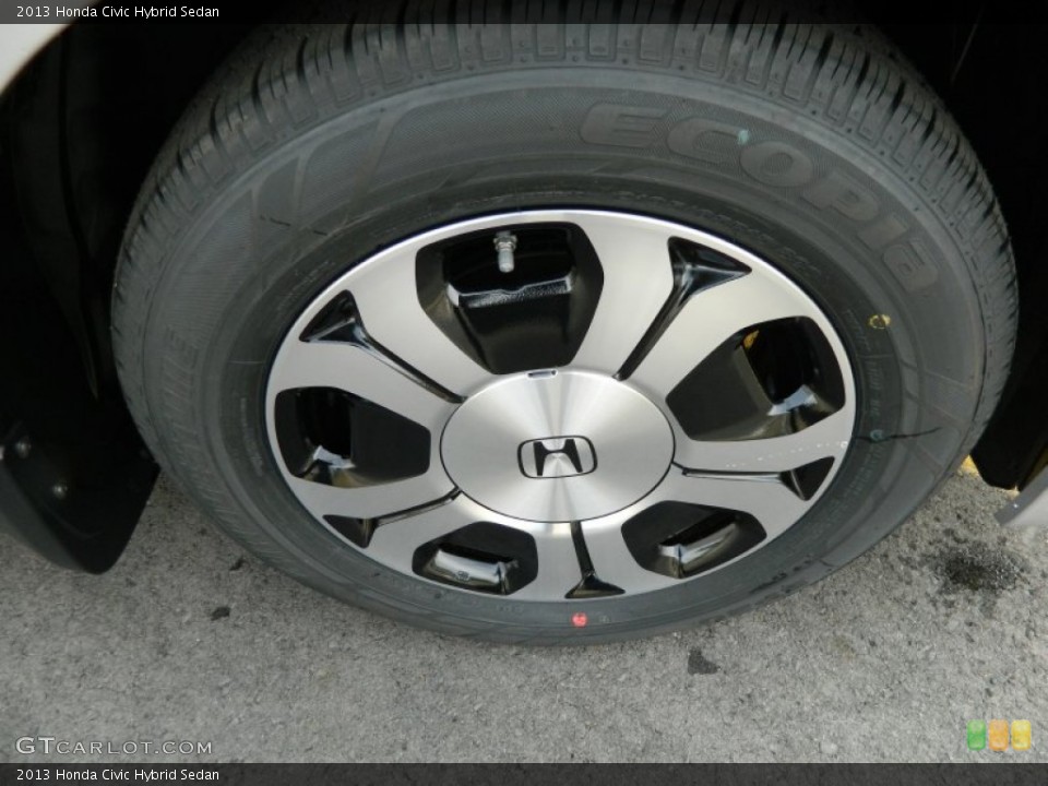 2013 Honda Civic Hybrid Sedan Wheel and Tire Photo #77082363