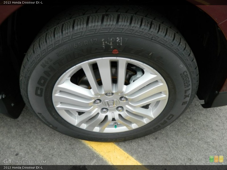 2013 Honda Crosstour EX-L Wheel and Tire Photo #77083948