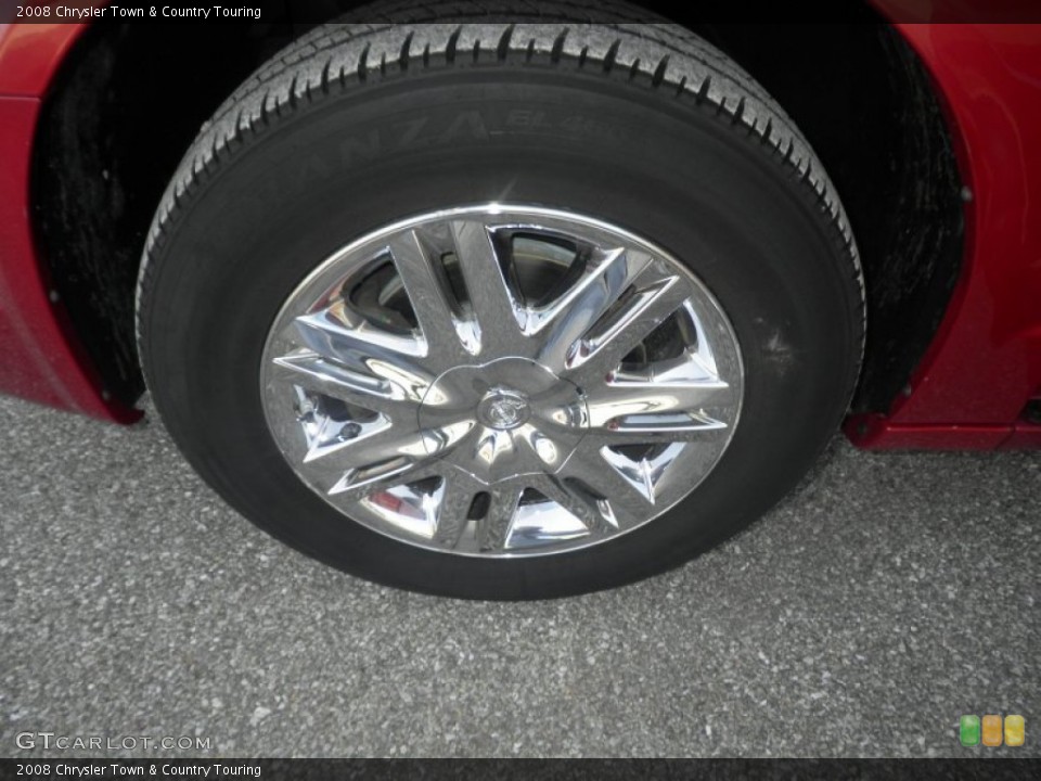 2008 Chrysler Town & Country Touring Wheel and Tire Photo #77085404