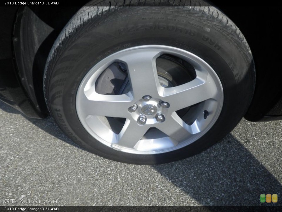 2010 Dodge Charger 3.5L AWD Wheel and Tire Photo #77085743