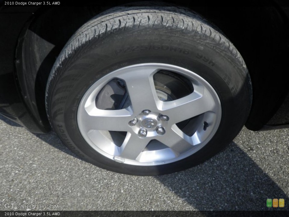 2010 Dodge Charger 3.5L AWD Wheel and Tire Photo #77085765