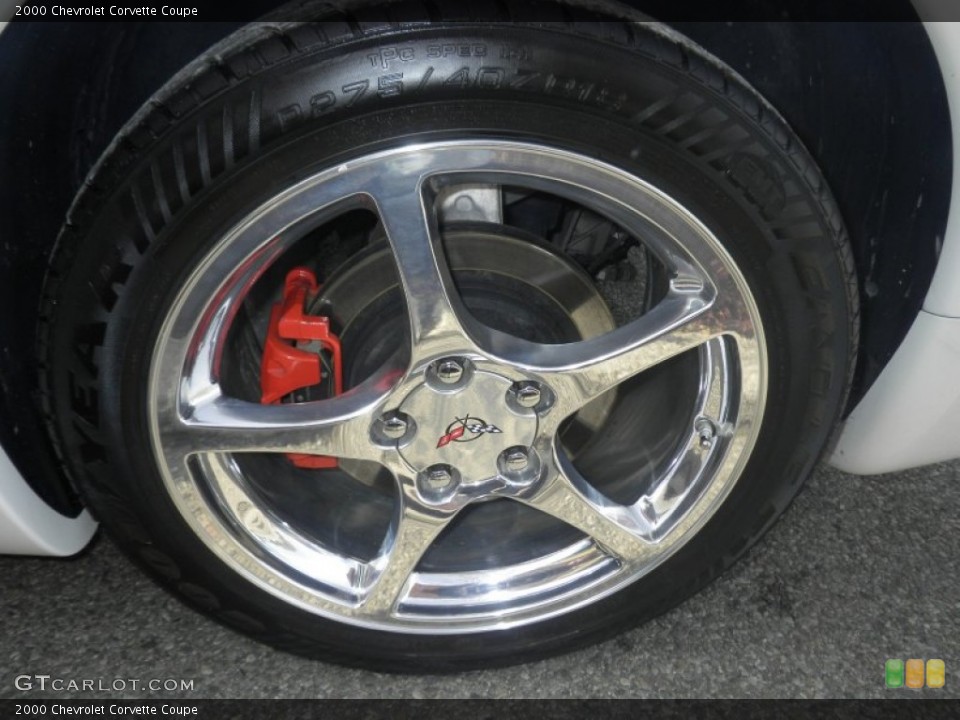 2000 Chevrolet Corvette Coupe Wheel and Tire Photo #77086562