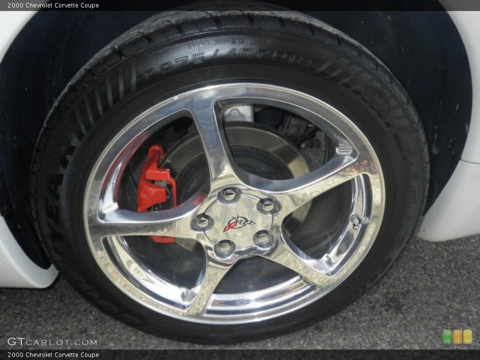 2000 Chevrolet Corvette Coupe Wheel and Tire Photo #77086578