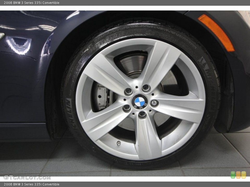 2008 BMW 3 Series 335i Convertible Wheel and Tire Photo #77088589