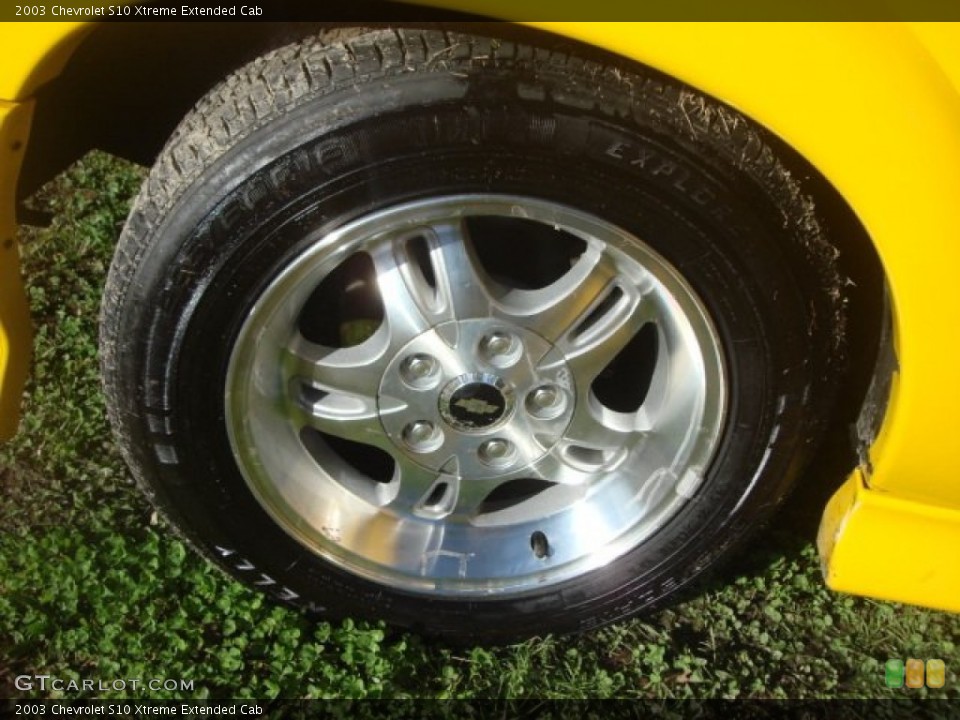 2003 Chevrolet S10 Xtreme Extended Cab Wheel and Tire Photo #77088690
