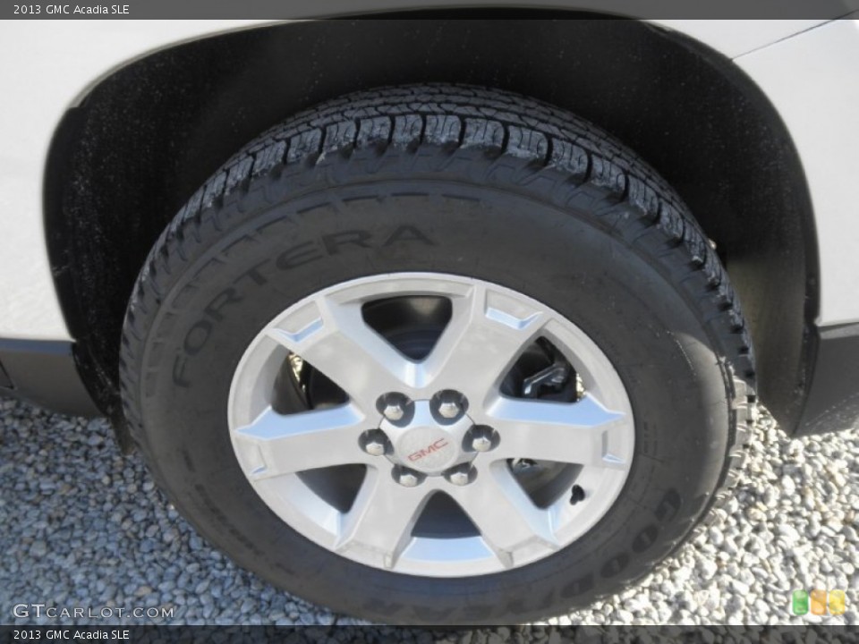 2013 GMC Acadia SLE Wheel and Tire Photo #77088726