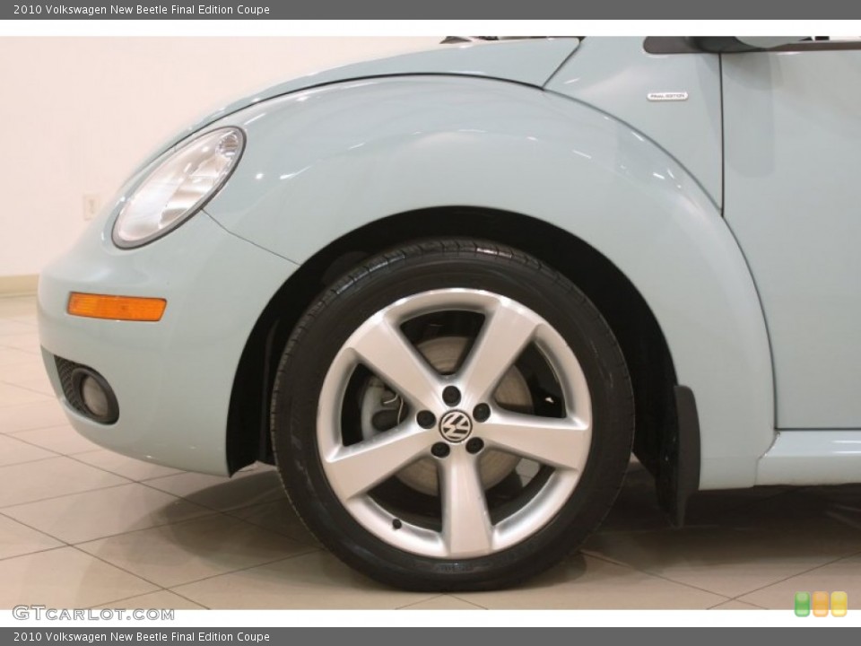 2010 Volkswagen New Beetle Final Edition Coupe Wheel and Tire Photo #77093693