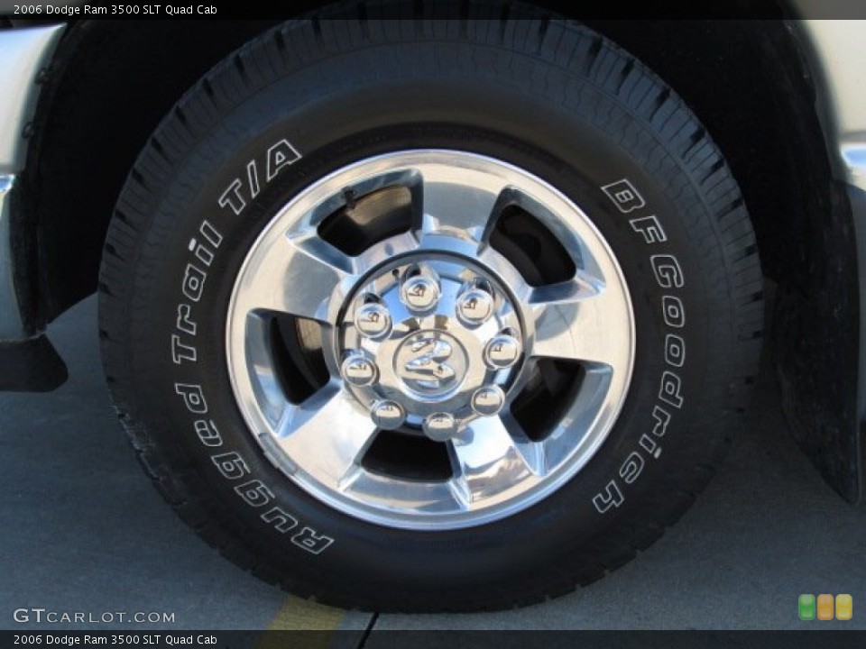 2006 Dodge Ram 3500 SLT Quad Cab Wheel and Tire Photo #77093975