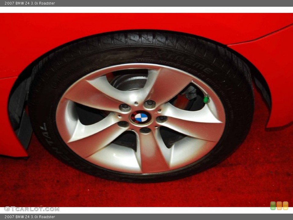 2007 BMW Z4 3.0i Roadster Wheel and Tire Photo #77096604