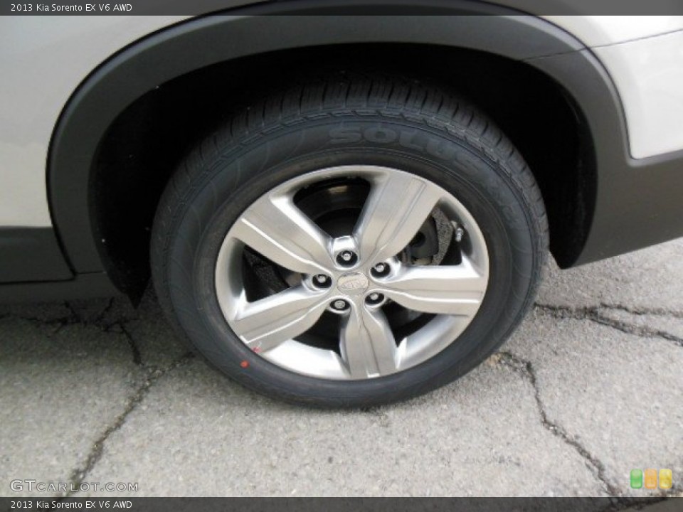 2013 Kia Sorento EX V6 AWD Wheel and Tire Photo #77099660