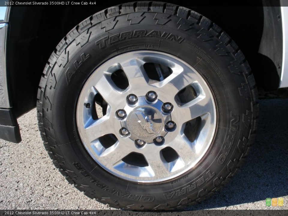 2012 Chevrolet Silverado 3500HD LT Crew Cab 4x4 Wheel and Tire Photo #77102720