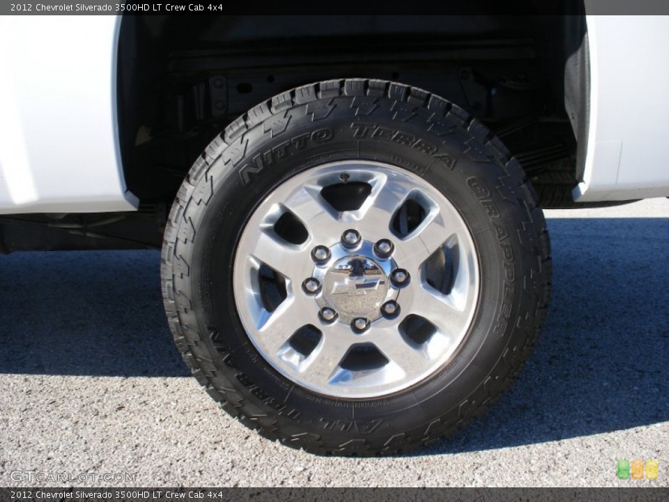 2012 Chevrolet Silverado 3500HD LT Crew Cab 4x4 Wheel and Tire Photo #77102732