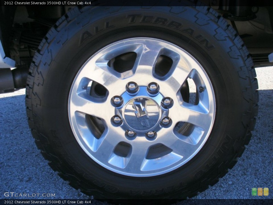 2012 Chevrolet Silverado 3500HD LT Crew Cab 4x4 Wheel and Tire Photo #77102744