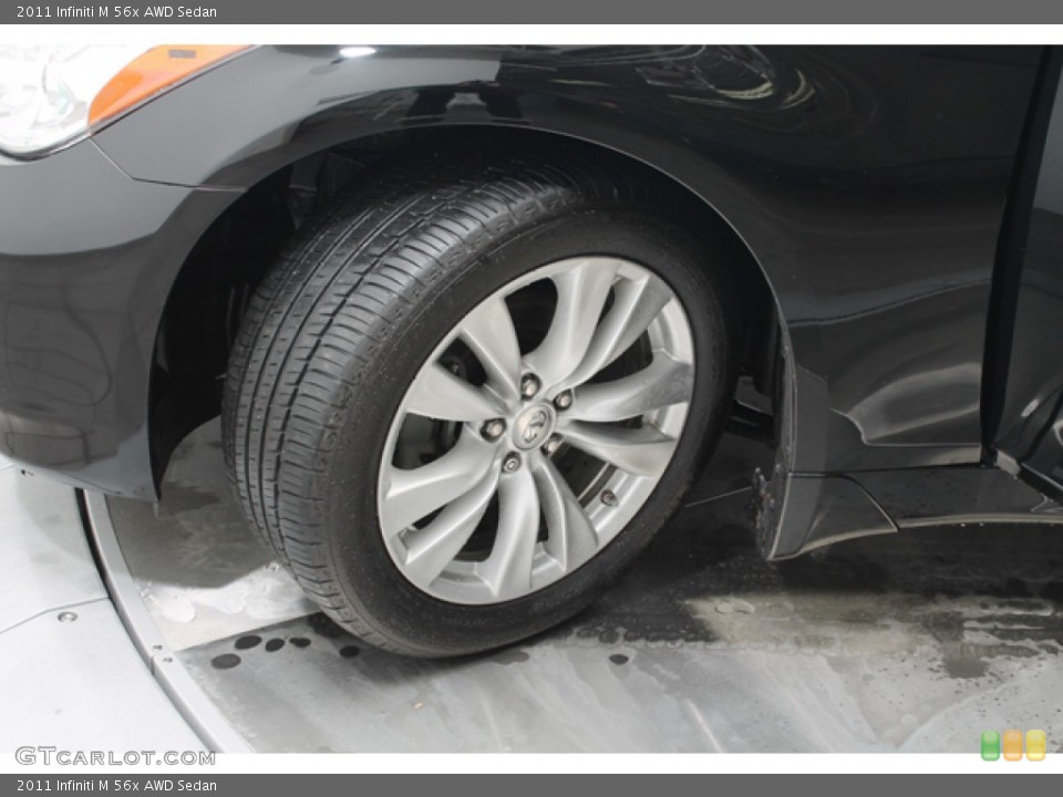 2011 Infiniti M 56x AWD Sedan Wheel and Tire Photo #77106607