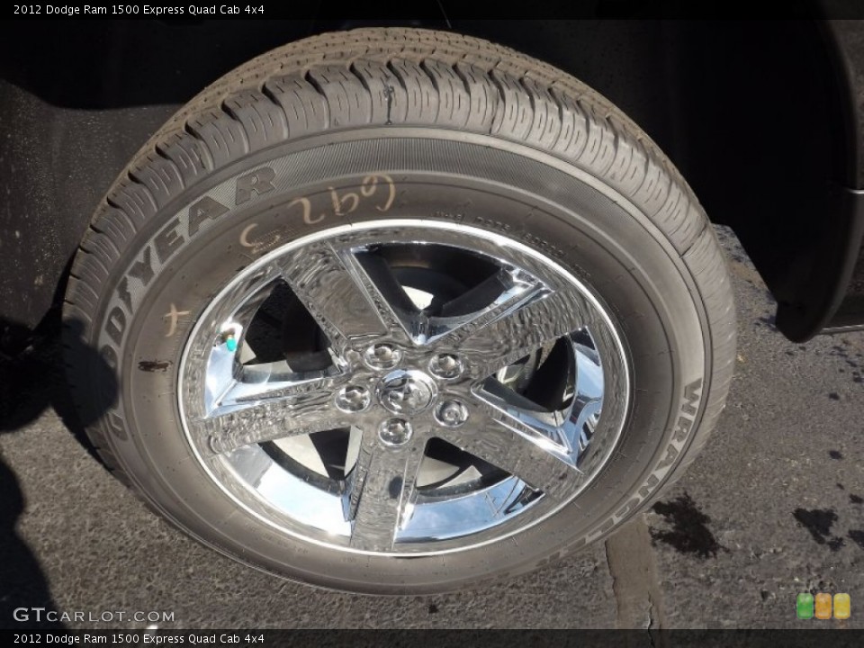 2012 Dodge Ram 1500 Express Quad Cab 4x4 Wheel and Tire Photo #77112515