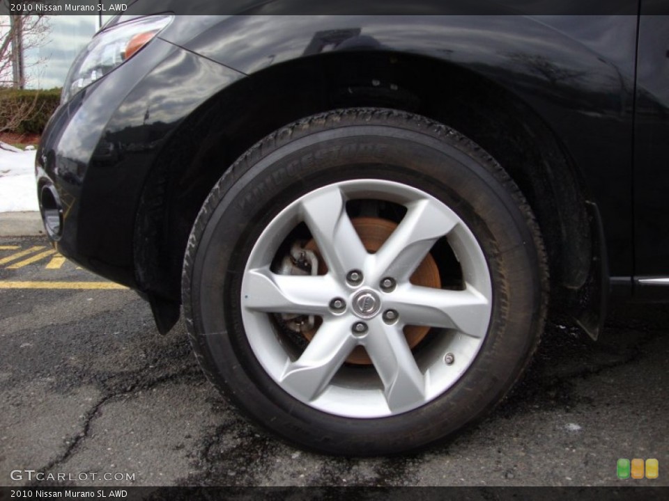 2010 Nissan Murano SL AWD Wheel and Tire Photo #77115481