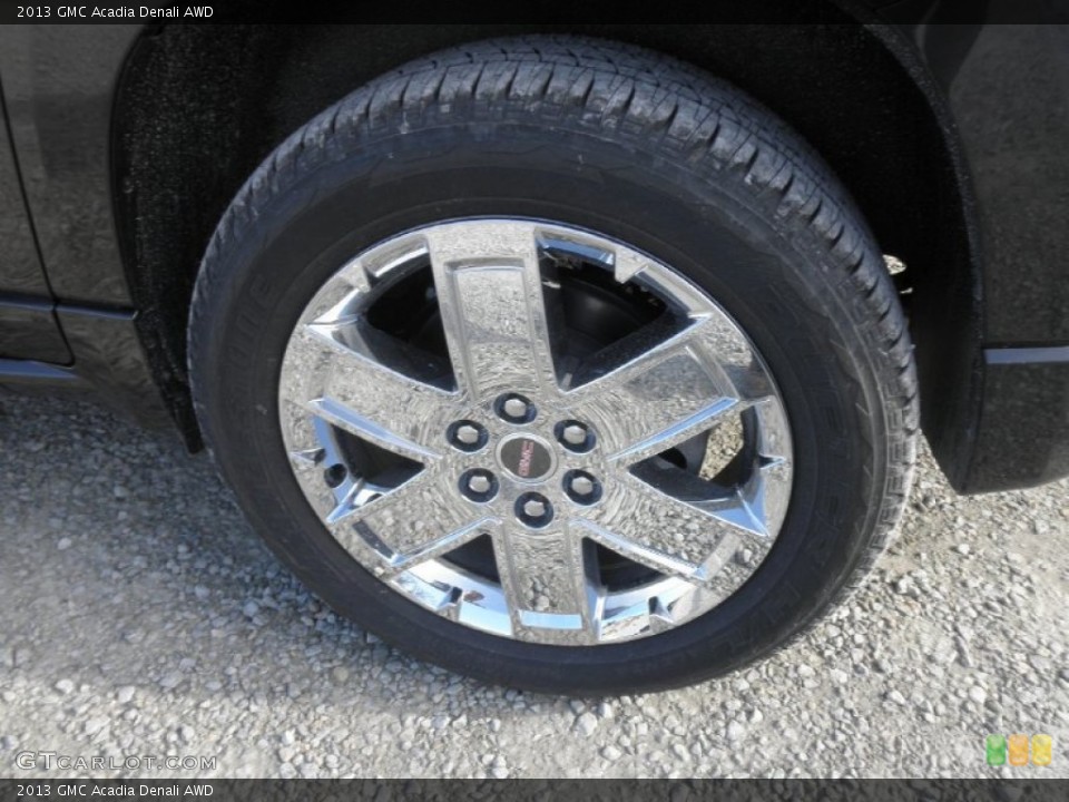 2013 GMC Acadia Denali AWD Wheel and Tire Photo #77115617