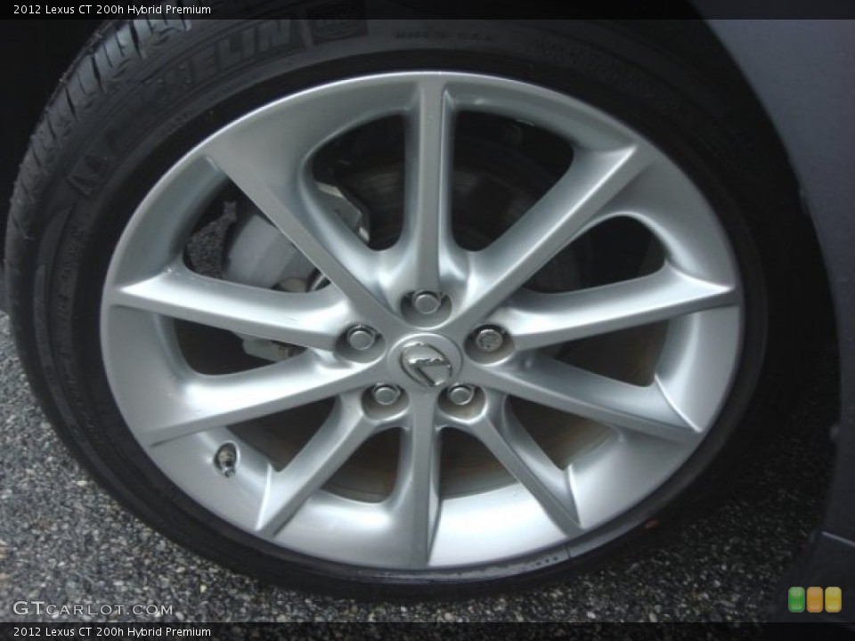 2012 Lexus CT 200h Hybrid Premium Wheel and Tire Photo #77117687