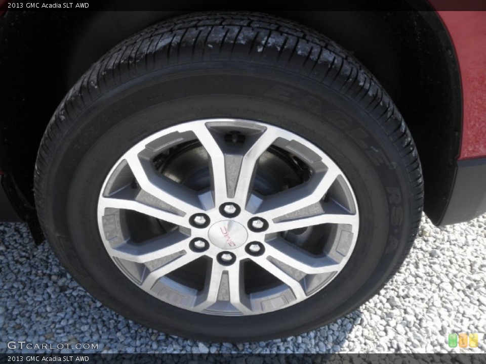 2013 GMC Acadia SLT AWD Wheel and Tire Photo #77118146