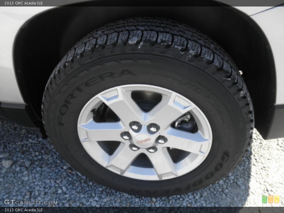 2013 GMC Acadia SLE Wheel and Tire Photo #77119705