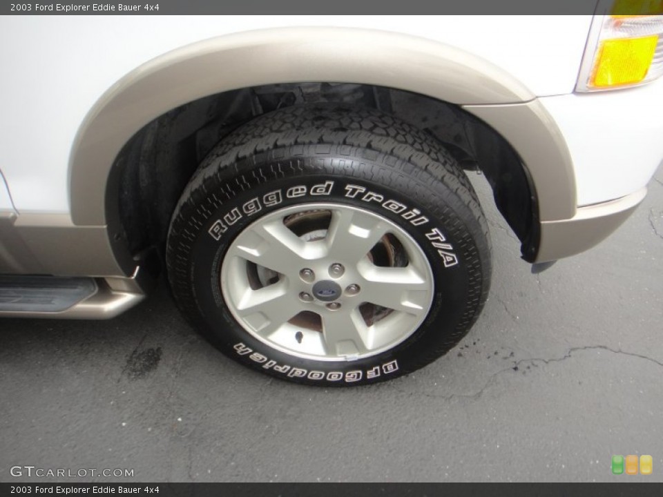 2003 Ford Explorer Eddie Bauer 4x4 Wheel and Tire Photo #77119941