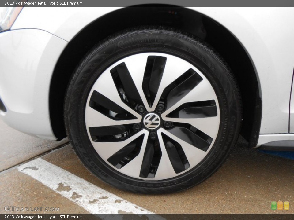 2013 Volkswagen Jetta Hybrid SEL Premium Wheel and Tire Photo #77121021