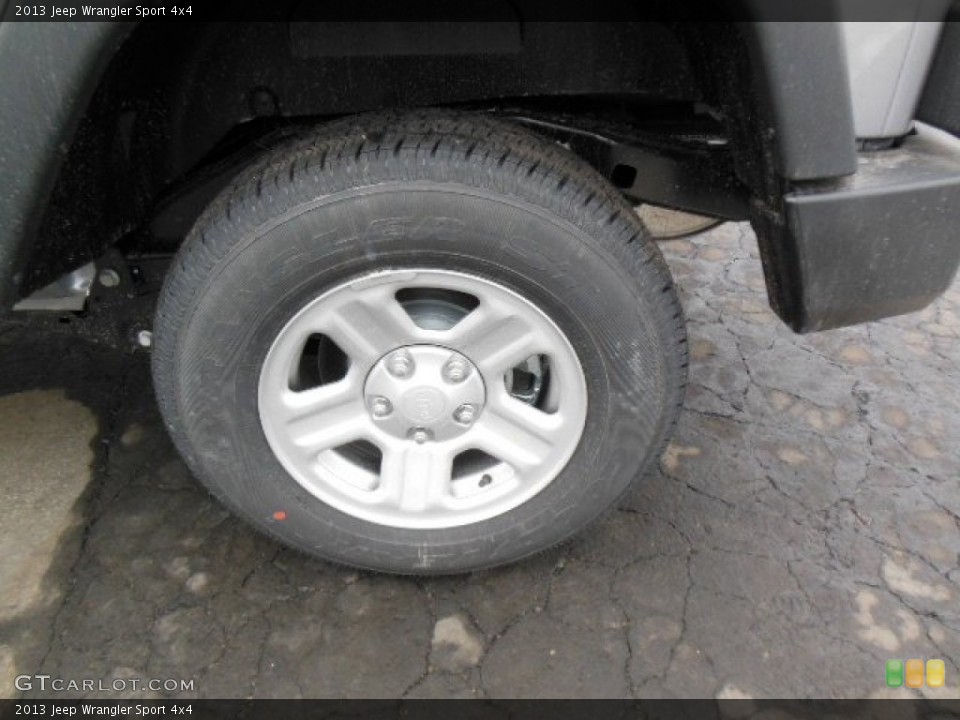 2013 Jeep Wrangler Sport 4x4 Wheel and Tire Photo #77124359