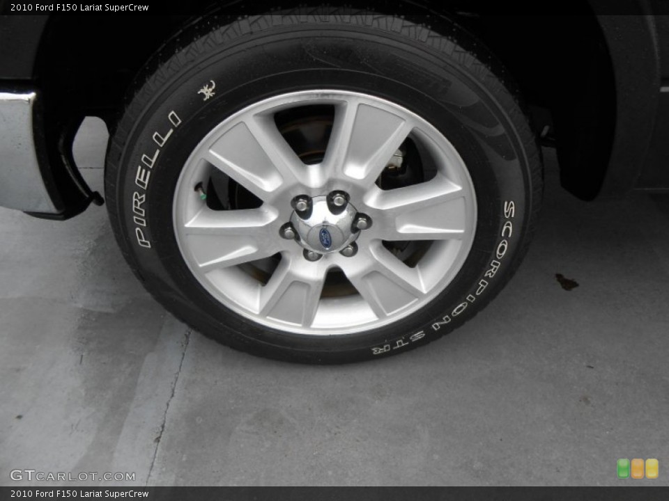 2010 Ford F150 Lariat SuperCrew Wheel and Tire Photo #77128018