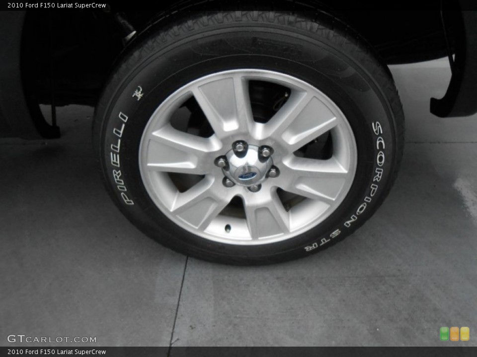2010 Ford F150 Lariat SuperCrew Wheel and Tire Photo #77128040