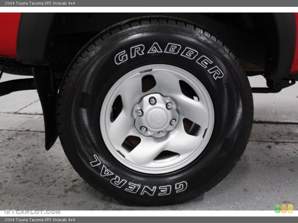 2004 Toyota Tacoma SR5 Xtracab 4x4 Wheel and Tire Photo #77129472