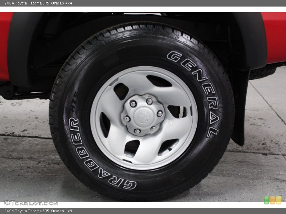 2004 Toyota Tacoma SR5 Xtracab 4x4 Wheel and Tire Photo #77129519