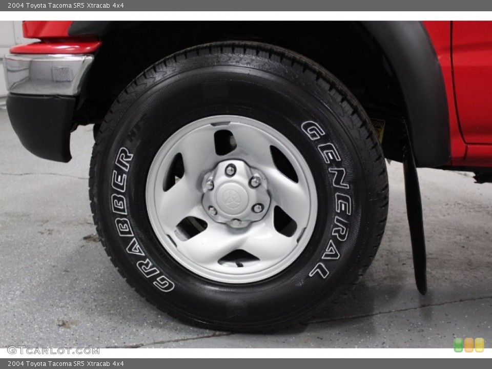2004 Toyota Tacoma SR5 Xtracab 4x4 Wheel and Tire Photo #77129555