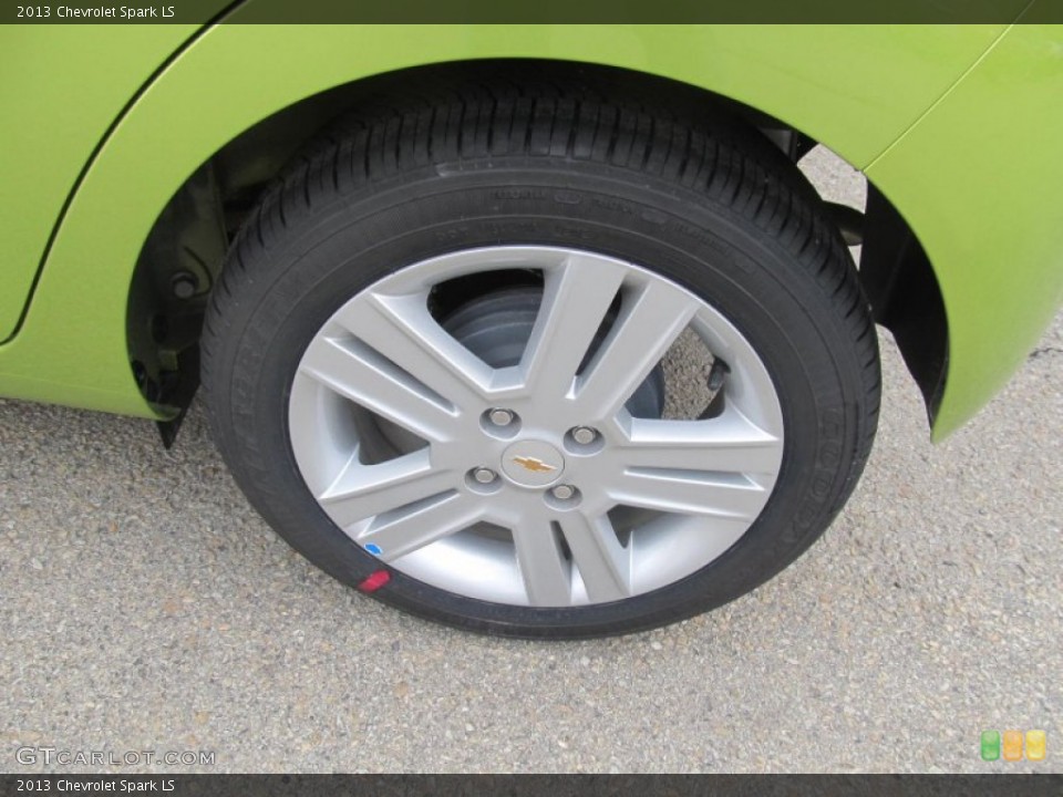 2013 Chevrolet Spark LS Wheel and Tire Photo #77129887