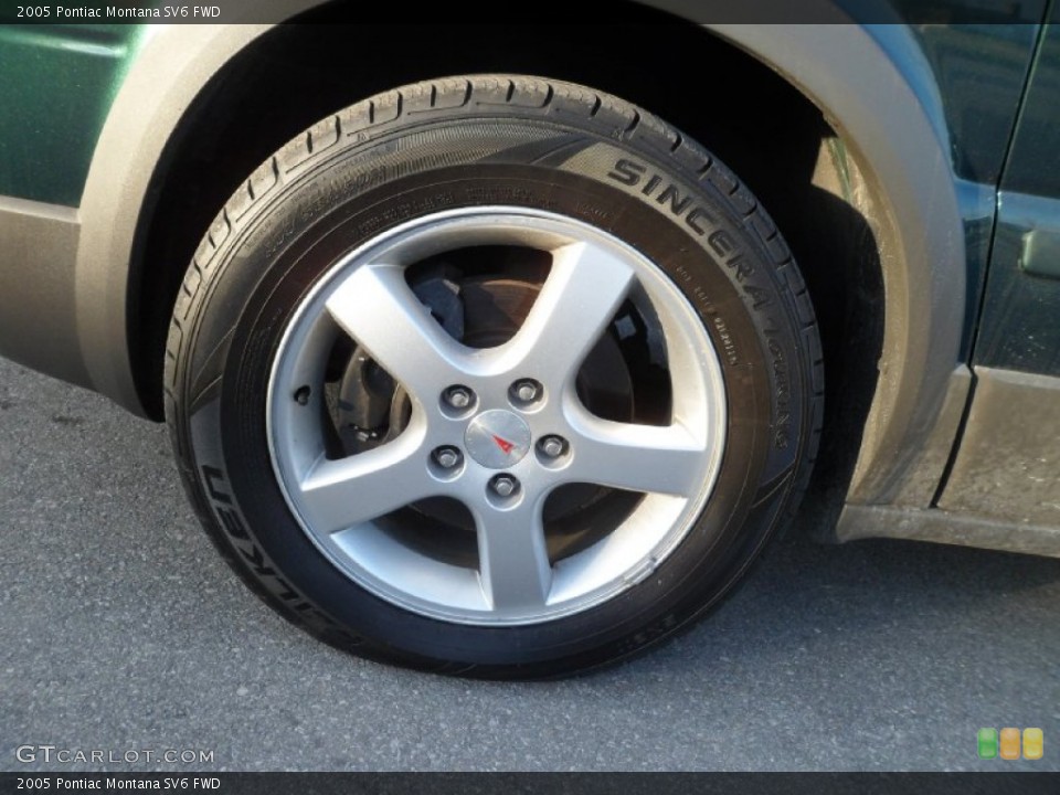 2005 Pontiac Montana SV6 FWD Wheel and Tire Photo #77132882
