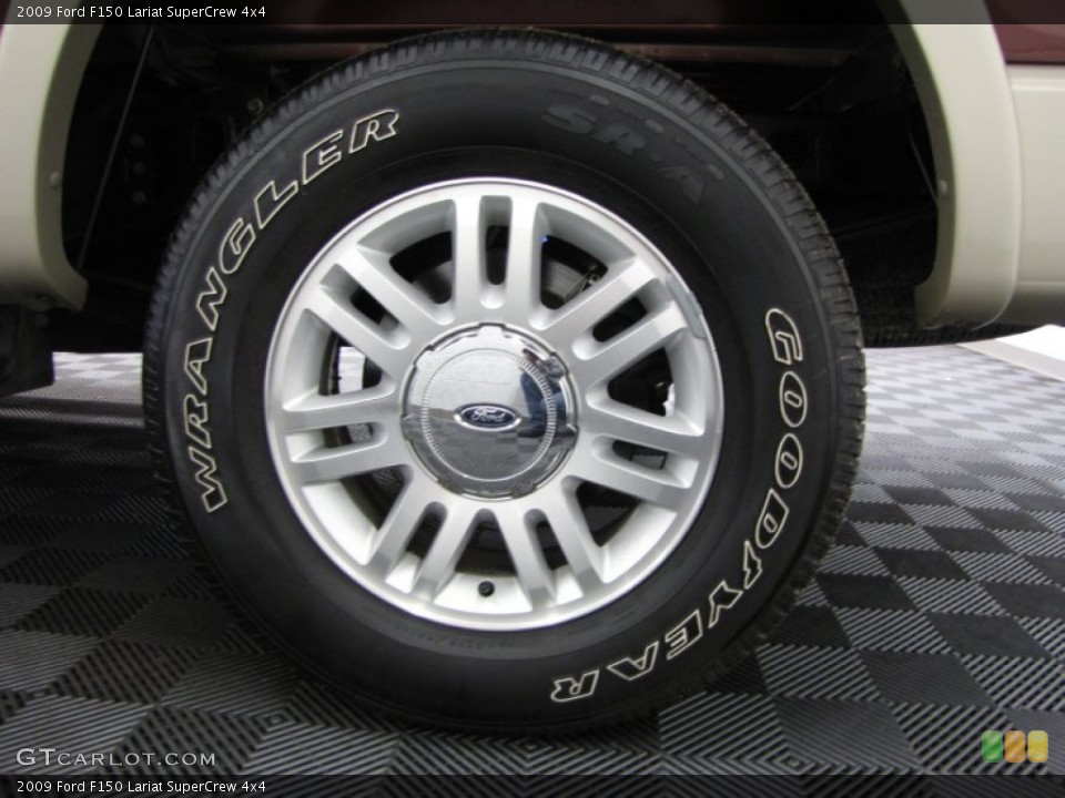 2009 Ford F150 Lariat SuperCrew 4x4 Wheel and Tire Photo #77136608
