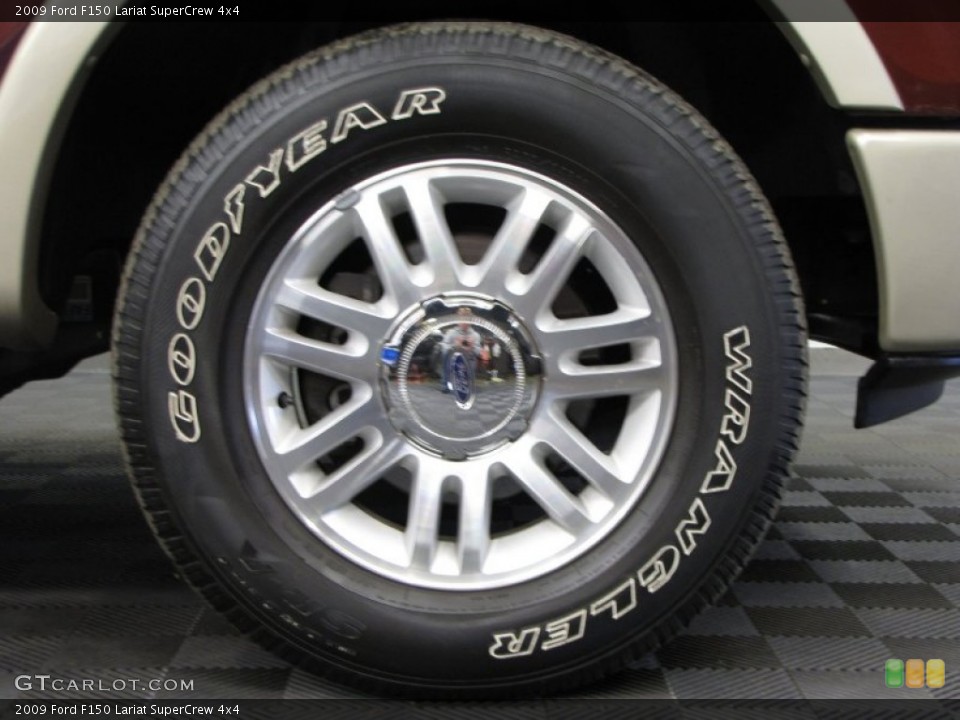 2009 Ford F150 Lariat SuperCrew 4x4 Wheel and Tire Photo #77136625