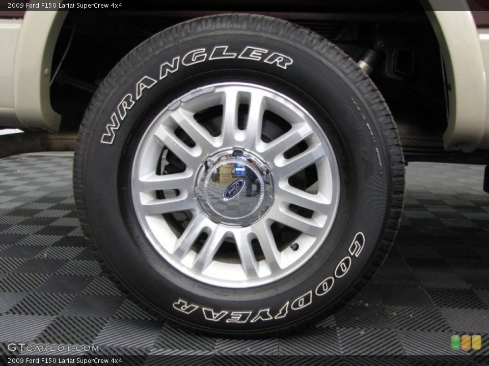 2009 Ford F150 Lariat SuperCrew 4x4 Wheel and Tire Photo #77136671