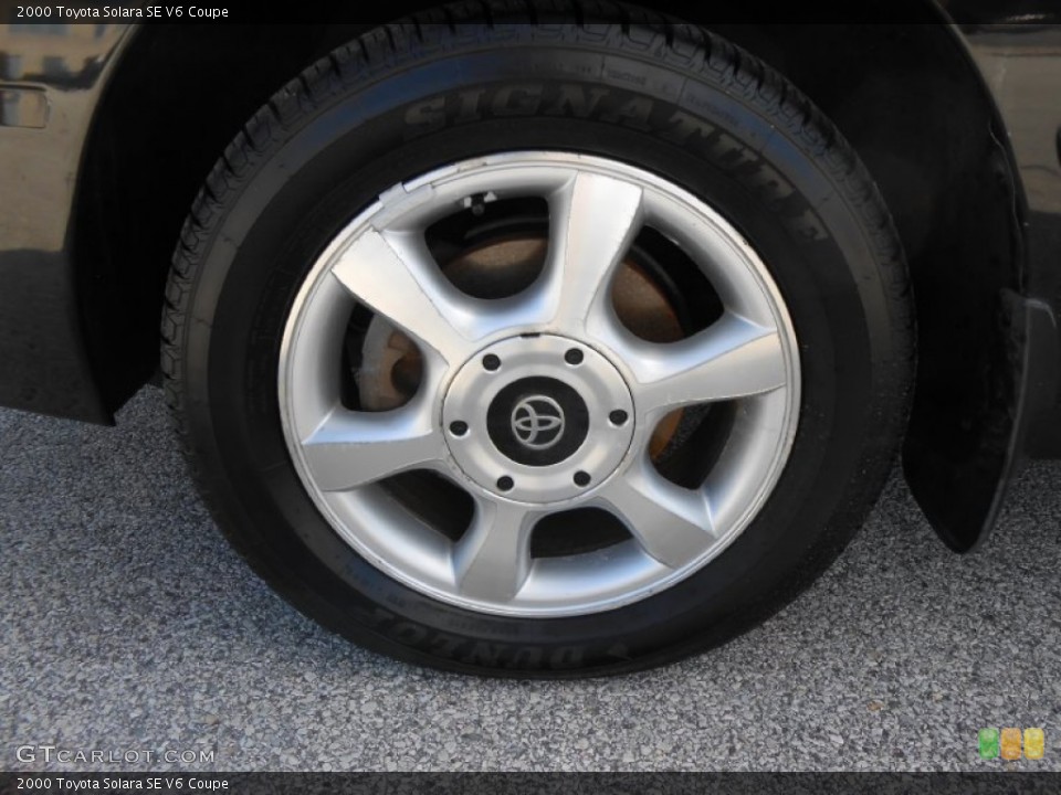 2000 Toyota Solara SE V6 Coupe Wheel and Tire Photo #77141585