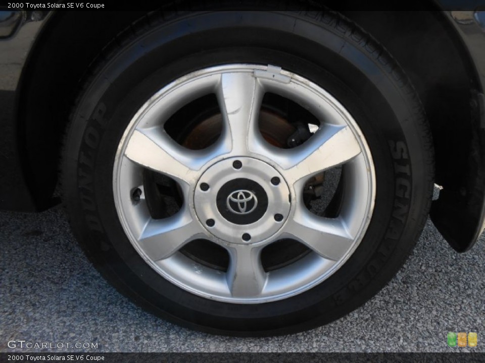 2000 Toyota Solara SE V6 Coupe Wheel and Tire Photo #77141604