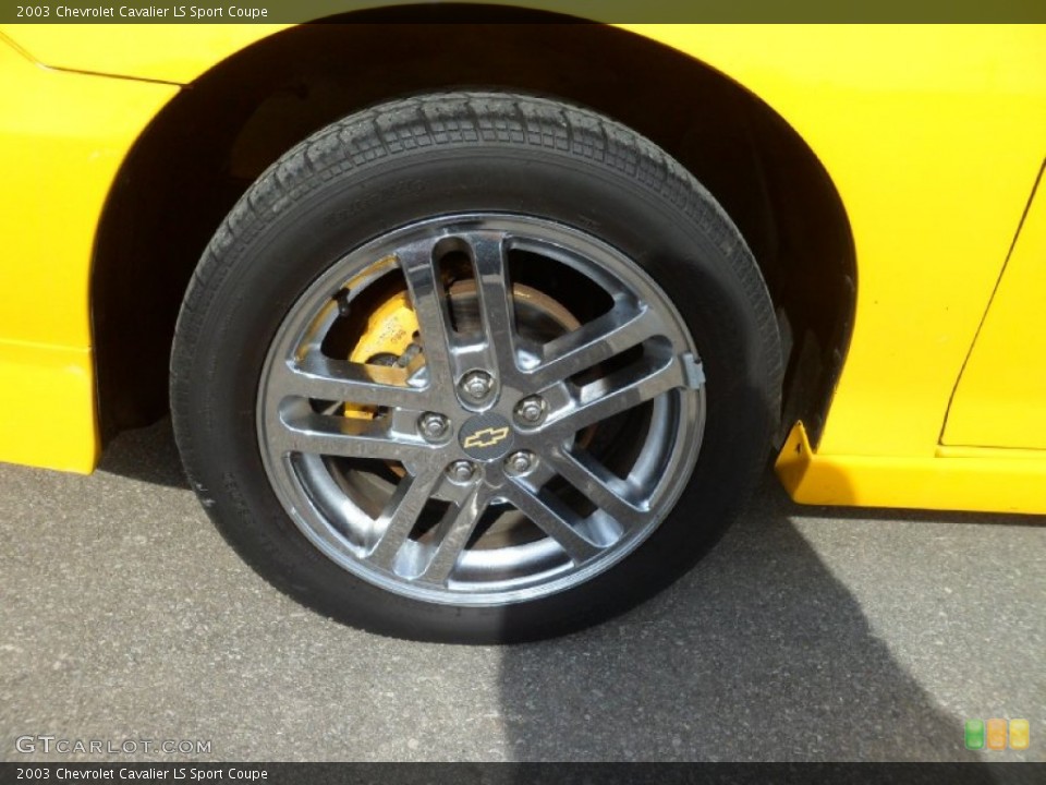 2003 Chevrolet Cavalier LS Sport Coupe Wheel and Tire Photo #77142914