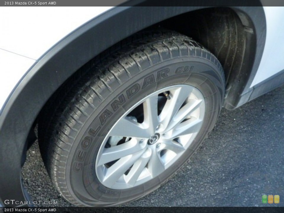 2013 Mazda CX-5 Sport AWD Wheel and Tire Photo #77143208