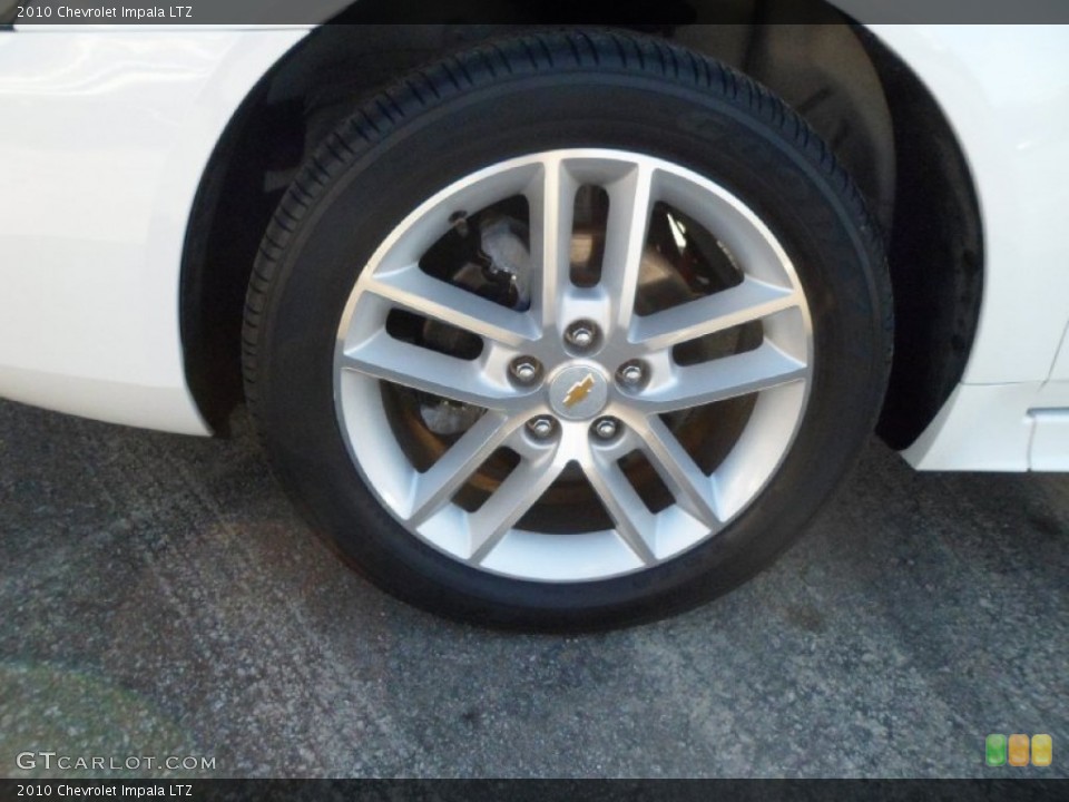 2010 Chevrolet Impala LTZ Wheel and Tire Photo #77143322
