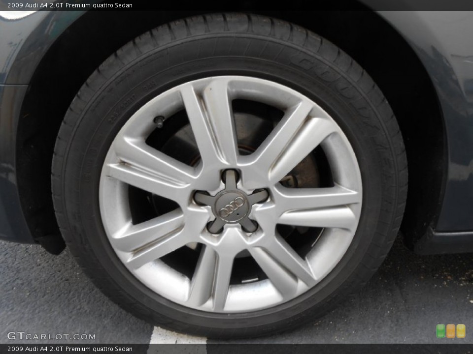 2009 Audi A4 2.0T Premium quattro Sedan Wheel and Tire Photo #77143542