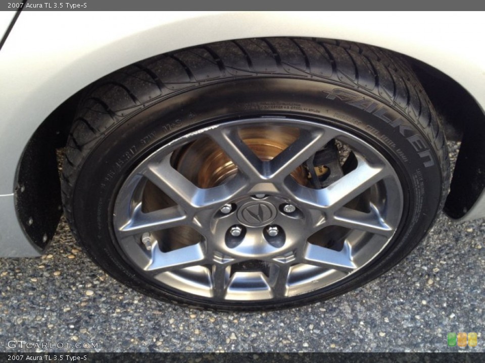 2007 Acura TL 3.5 Type-S Wheel and Tire Photo #77143892