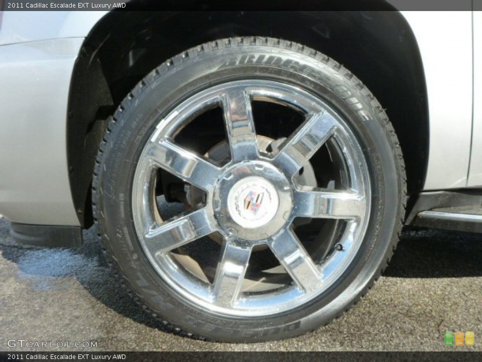 2011 Cadillac Escalade EXT Luxury AWD Wheel and Tire Photo #77146757