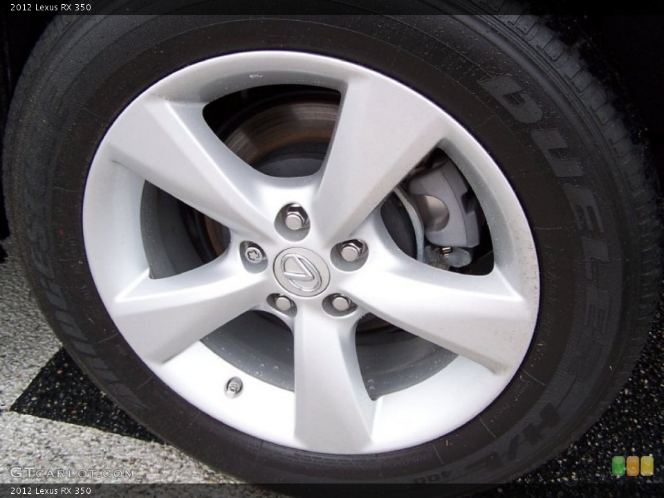 2012 Lexus RX 350 Wheel and Tire Photo #77151835