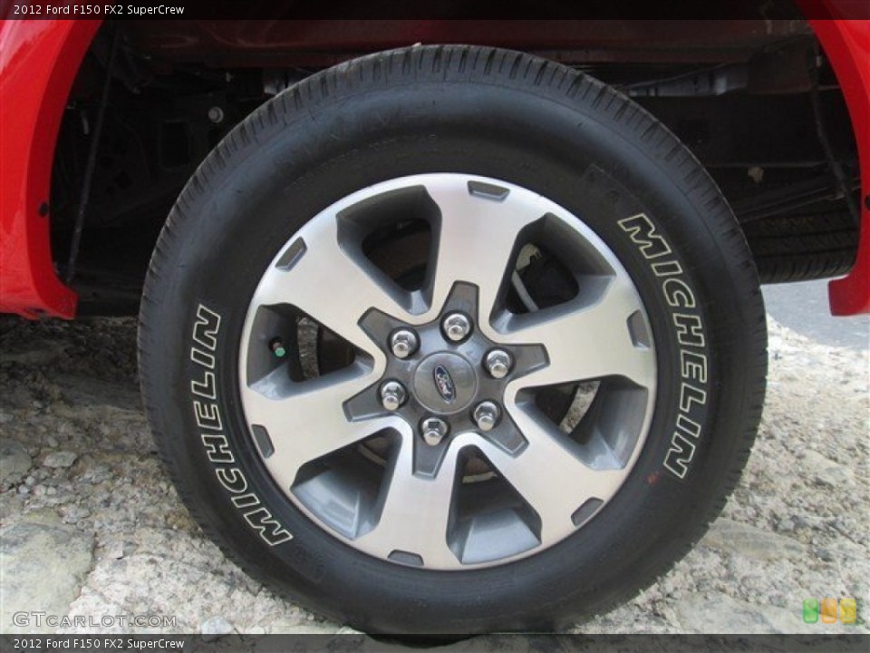 2012 Ford F150 FX2 SuperCrew Wheel and Tire Photo #77153296