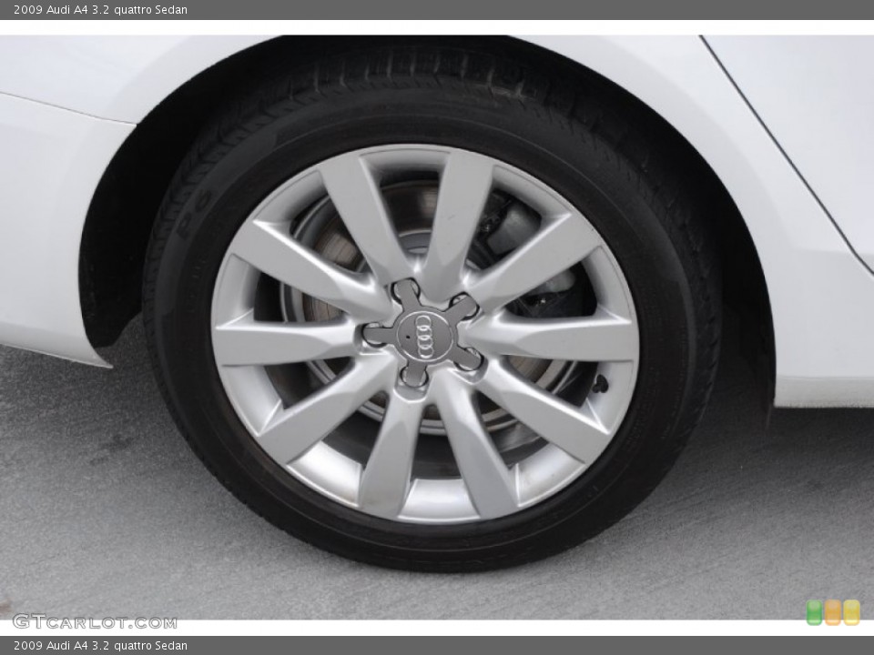 2009 Audi A4 3.2 quattro Sedan Wheel and Tire Photo #77153521