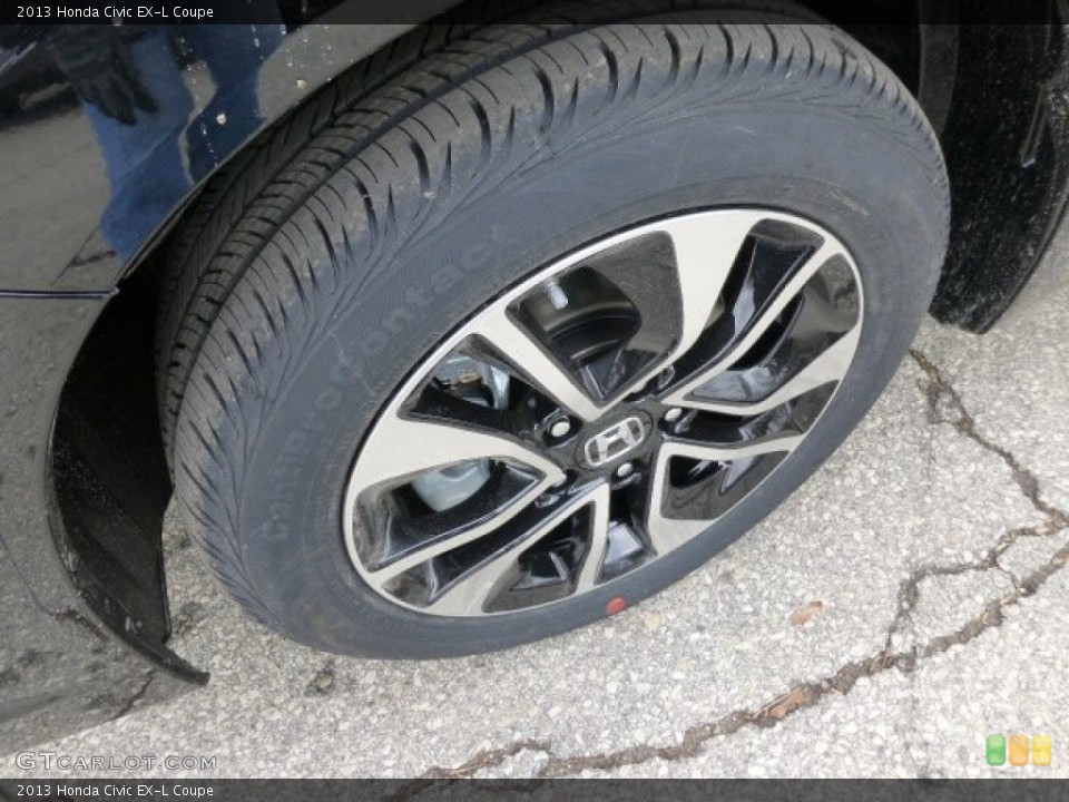 2013 Honda Civic EX-L Coupe Wheel and Tire Photo #77154642
